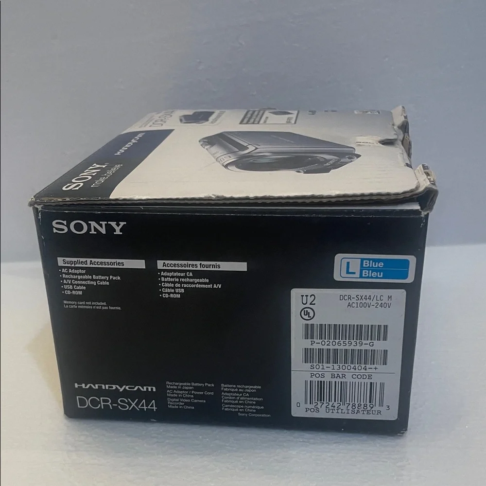 Sony Handycam DCR-SX44 Video Camera Dark Blue
